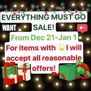 🌟ALL REASONABLE OFFERS ACCEPTED for items with 🌟